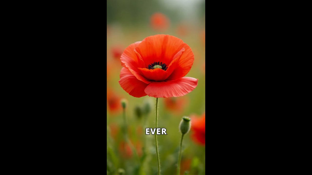 Poppy Flower: Symbol of War & Remembrance 🌺
