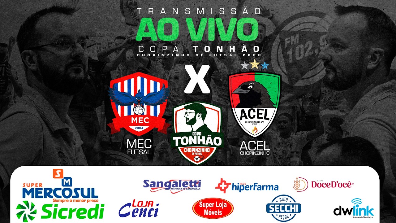 MEC Futsal vs ACEL Chopinzinho - Copa Tonhão AO VIVO