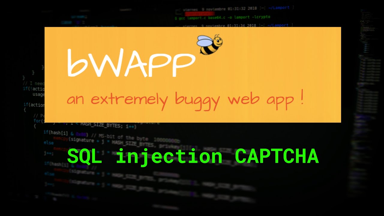 bWAPP SQL Injection & CAPTCHA Bypass Tutorial 🔐
