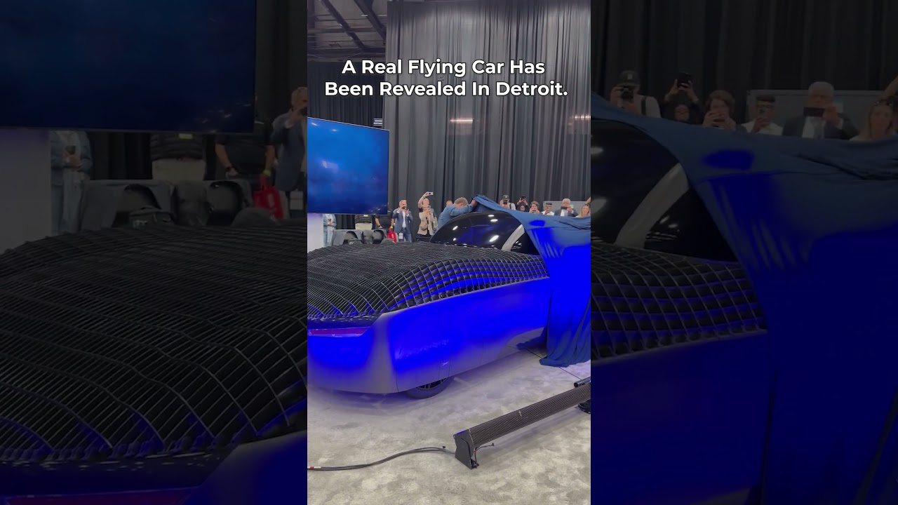 First Flying Car Unveiled at Detroit Auto Show 🚗✈️