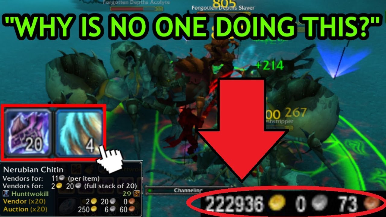 Secret Gold Farming Spot in WoW WotLK 💰