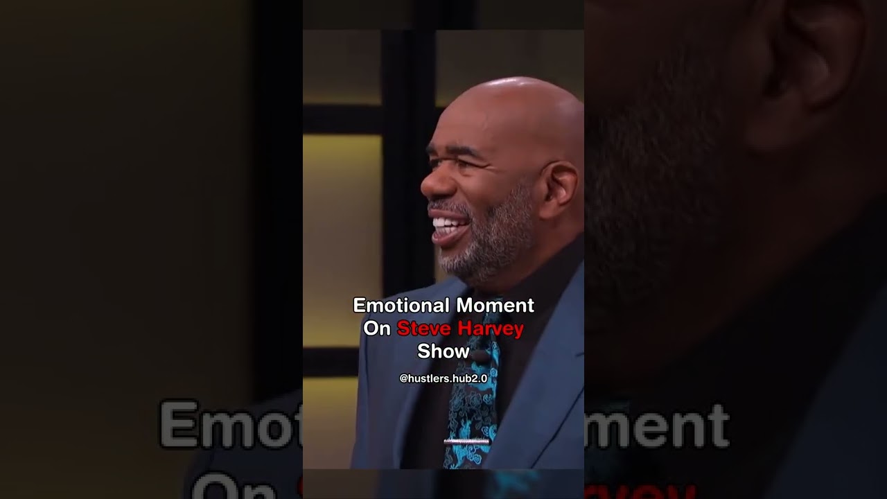 Touching Moment on Steve Harvey Show 🎤