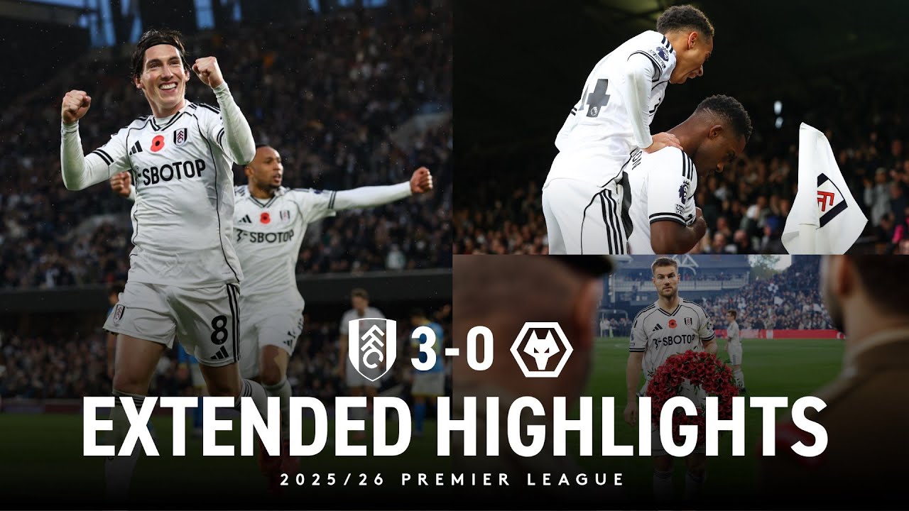 Fulham Dominates Wolves 3-0 | Extended Highlights with Goals from Sessegnon & Wilson ⚽