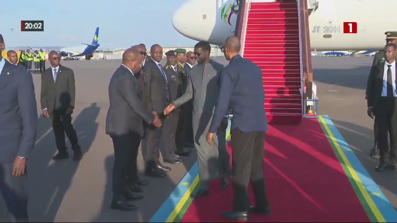 Président Diomaye Faye en Visite Officielle à Kigali 🇰🇪