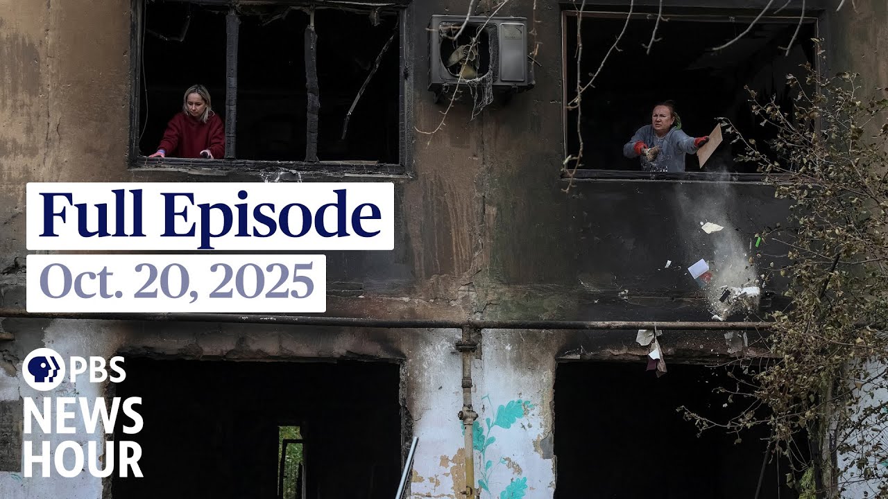 PBS News Hour | October 20, 2025: Ukraine Seeks European Aid Amid Tensions with Trump 🇺🇸