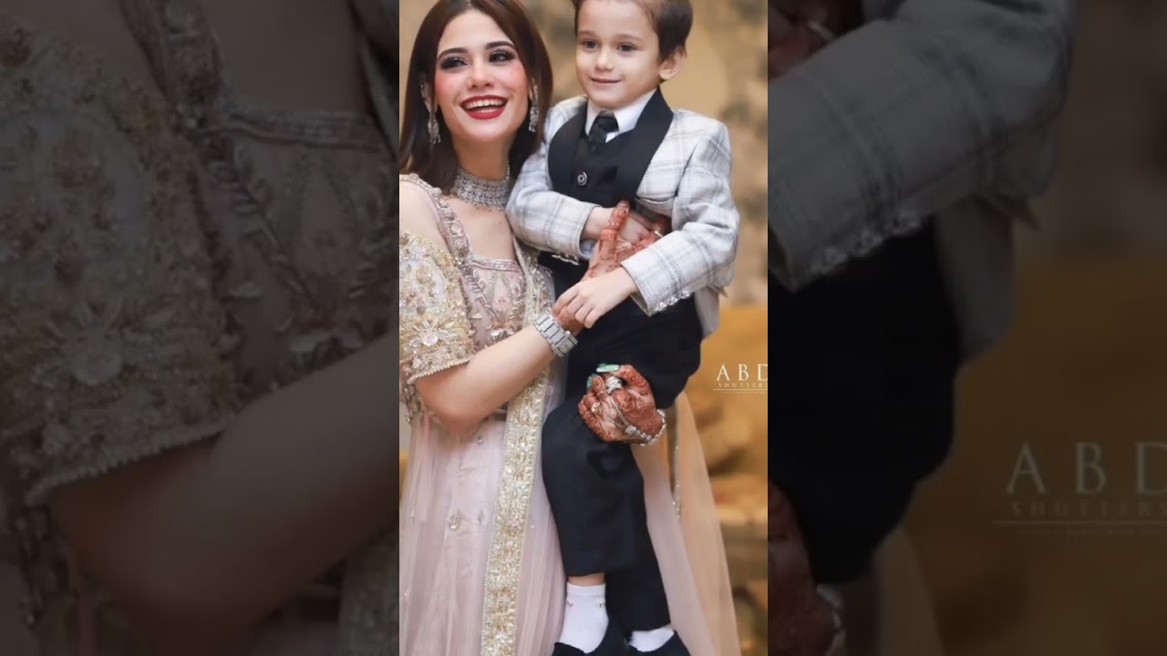 Shahtaj Khan & Son Ahad Shine in Stylish Maxi 👗