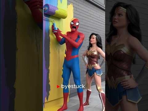 Bye-Stuck-#130 Epic Paint Fail Even Spider-Man Needs a Superhero for This! 🎨😱