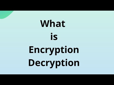 Encryption & Decryption in 5 Minutes π