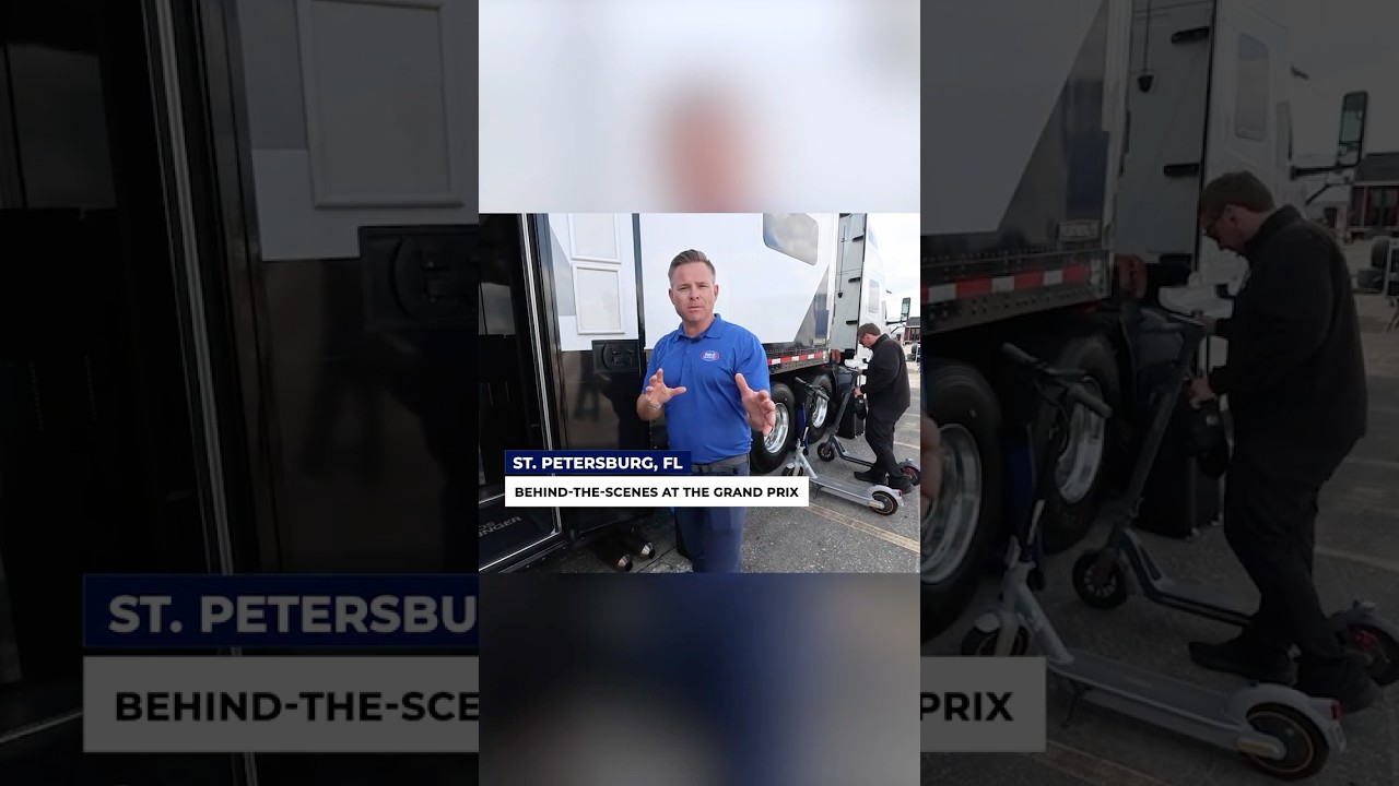 Behind-the-scenes at the Grand Prix #stpetersburg