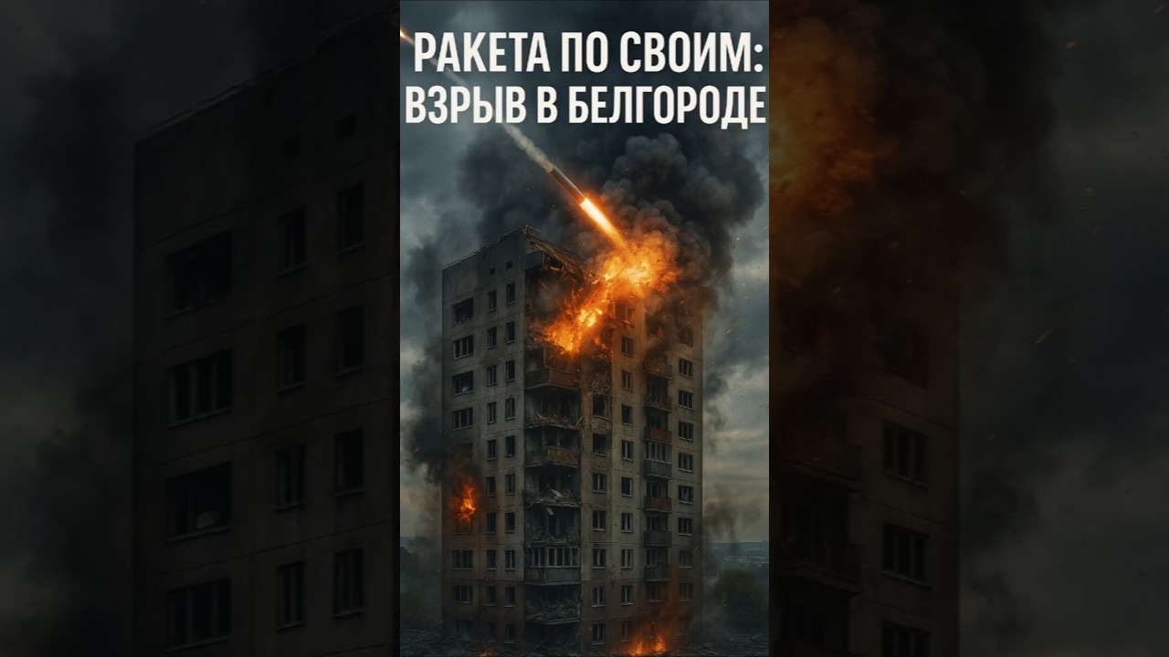 Взрыв ракеты в Белгороде 🚨