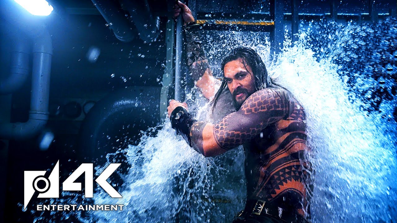 Aquaman (2018): Manta Submarine Fight in IMAX