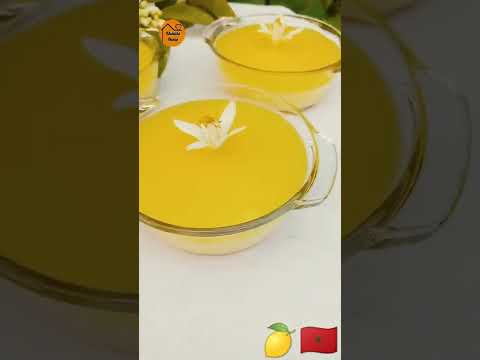 تحلية الليمون الحامض🍋 المنعشة سهلة اقتصادية بمكونات بسيطة/تحلية رمضان🇲🇦/حلا/شهيوات رمضان2022/desert