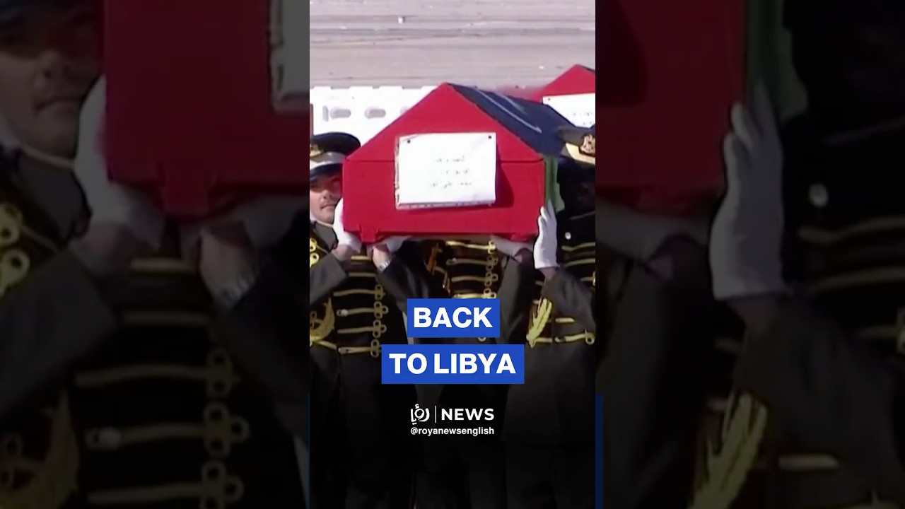 Libyan Army Chief's Remains Return Home 🇱🇾