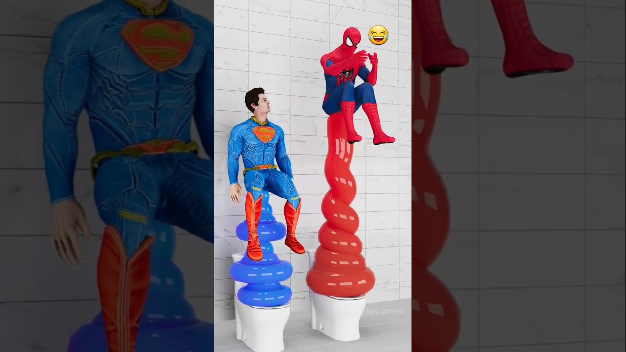Epic Showdown! Ironman vs. Captain America & Spider-Man Toilet Challenge 🚽🔥