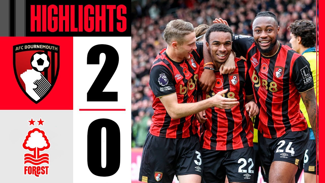 Bournemouth Secures 2-0 Victory Over Forest | Premier League 2025-26 Highlights ⚽