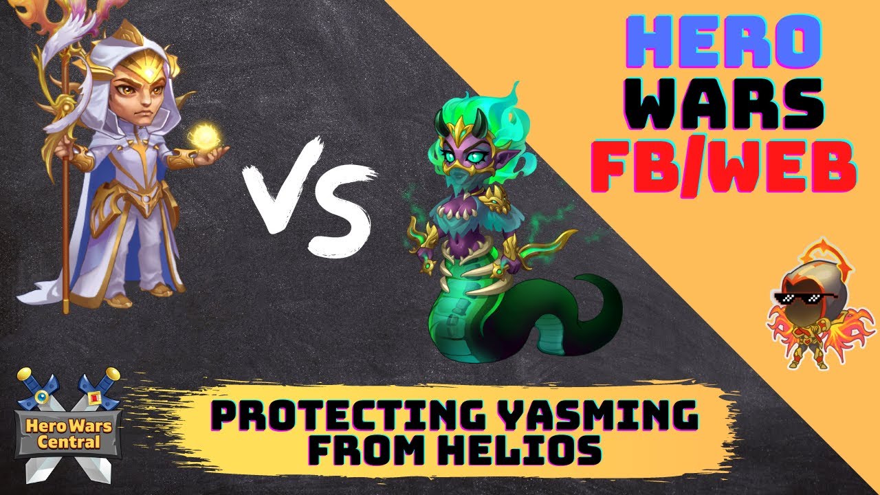 Protect Yasmine from Helios in Hero Wars ⚔️