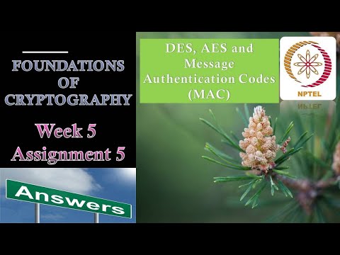 Week 5 NPTEL Assignment Answers Foundations of Cryptography
