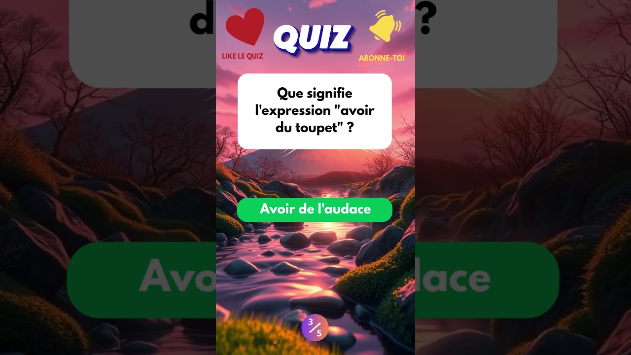Quiz de Culture Générale 🇫🇷