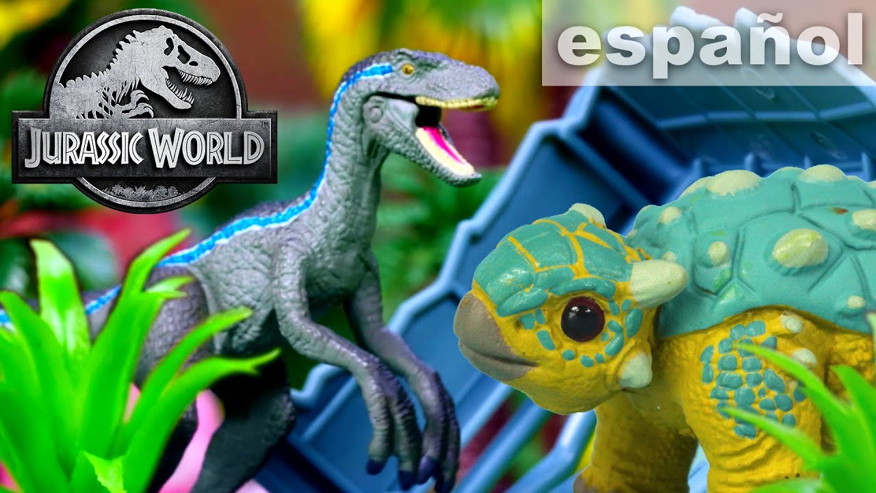 ¡Bumpy y Blue libres en Jurassic World! 🦖