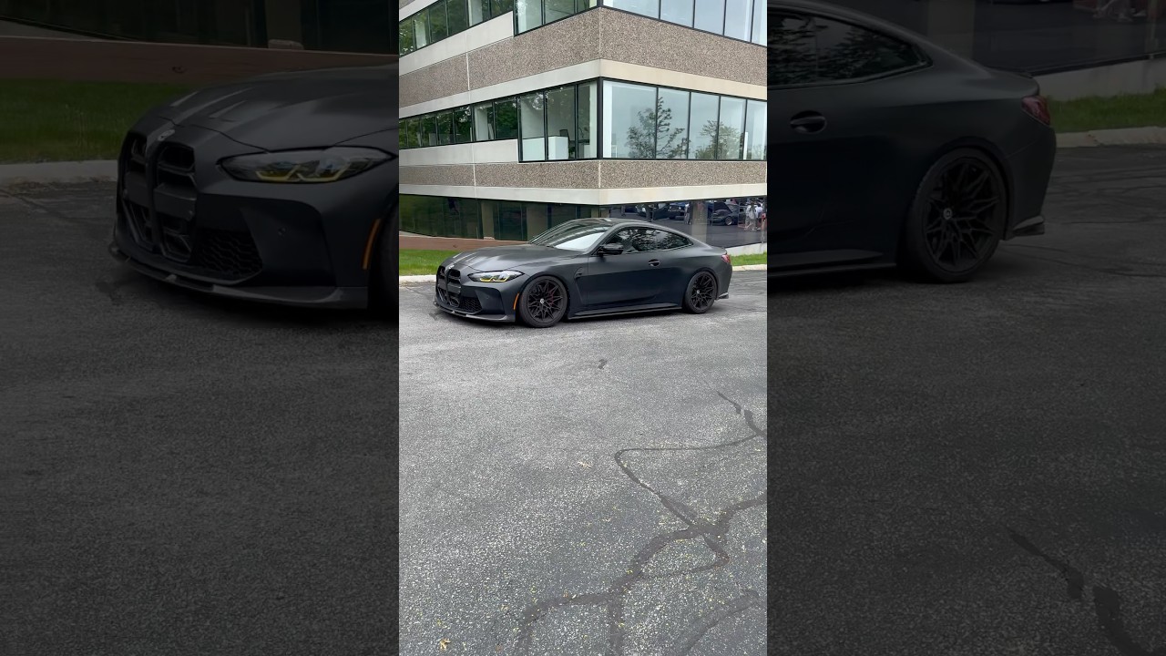 Loud BMW M4 Competition with Crackles & Pops 🔥