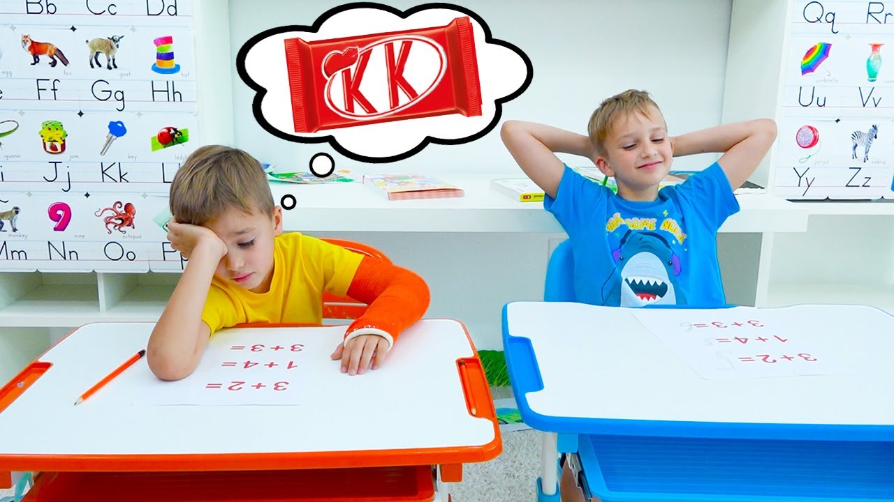Vlad & Niki's First Day of School 😂