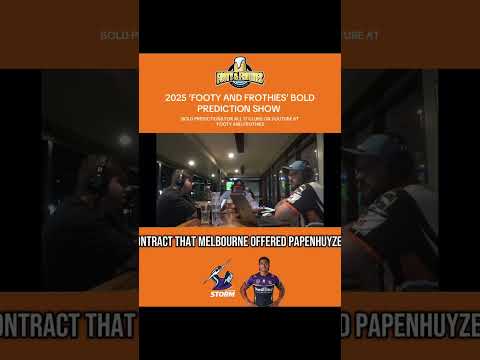 PAPENHUYZEN ON THE MOVE #nrl #nrl25 #nrl2025 #rugbyleague #nationalrugbyleague #melbournestorm