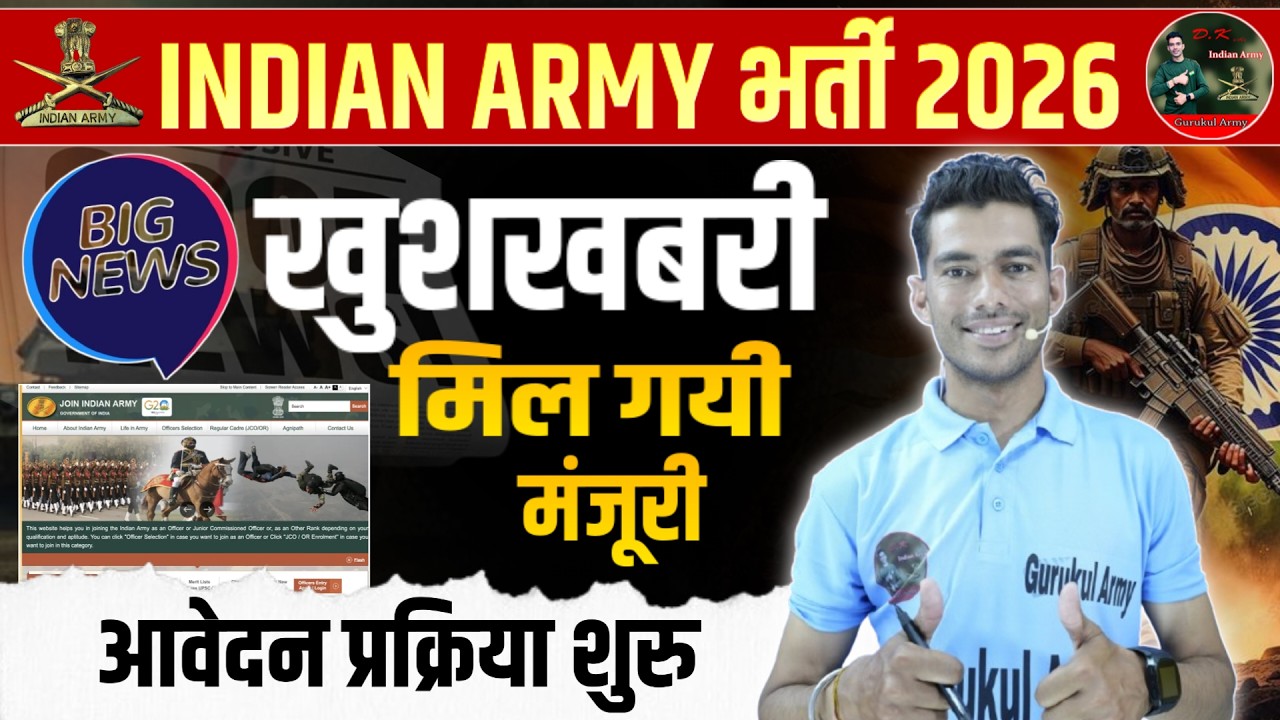 Army Bharti 2026: Online Form & Age Limit Details 📝