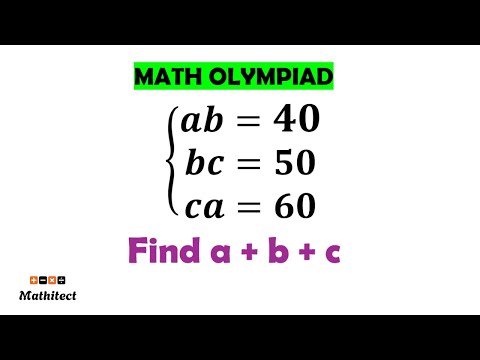 Math Olympiad | A Nice Algebra Problem | Find a + b + c