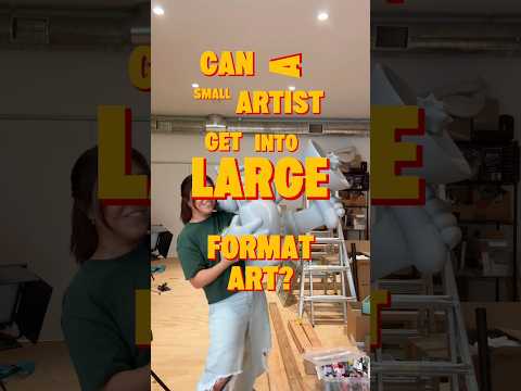 Can a Small Artist Make Large Format Art? #artiststudio #3dprinting #artist #sculpture