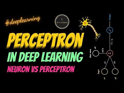 Perceptron | Deep Learning Tutorial | Neural Networks | Neuron vs Perceptron | At A Glance! | #ai