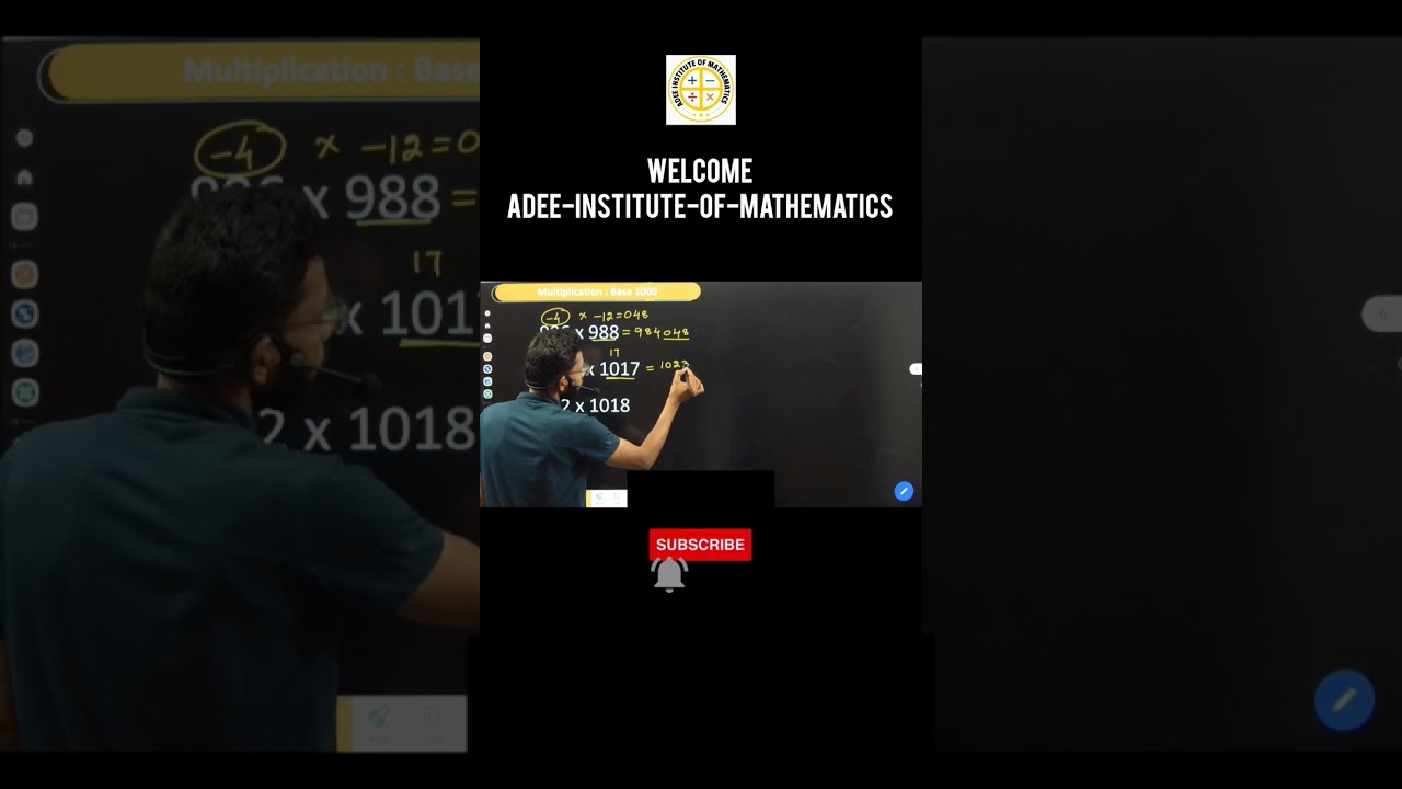 Vedic Maths Multiplication Tricks by Kasim Sir