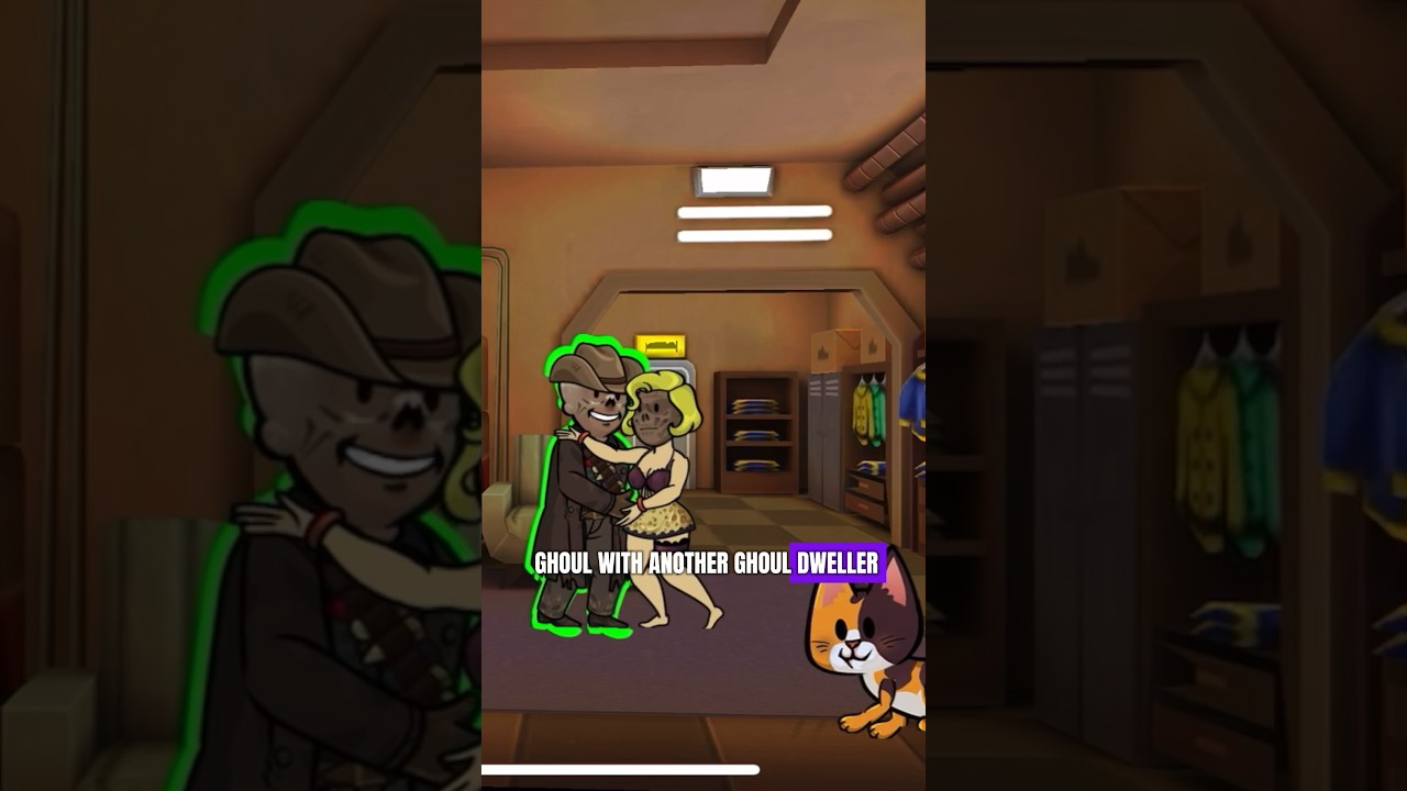 Can The Ghoul and a ghoul have Babies? #gaming #falloutgame  #falloutshelter #fallout #fyp #shorts