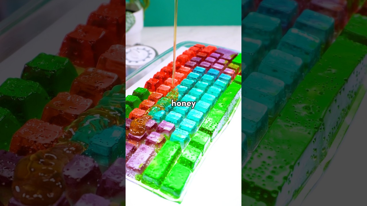 Create a Sweet Gummy Bear Keyboard! 🍬 DIY Recipe & Step-by-Step Guide