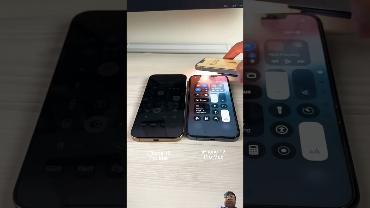 iPhone 12 Pro Max vs iPhone 16 Pro Max Brightness Comparison 📱