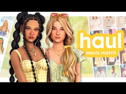 BEST CC FINDS | Sims 4 Custom Content Haul (Maxis Match)