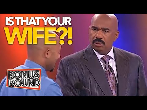 100 Married Men NOW DIVORCED! Funny Family Feud Answers With STEVE HARVEY!