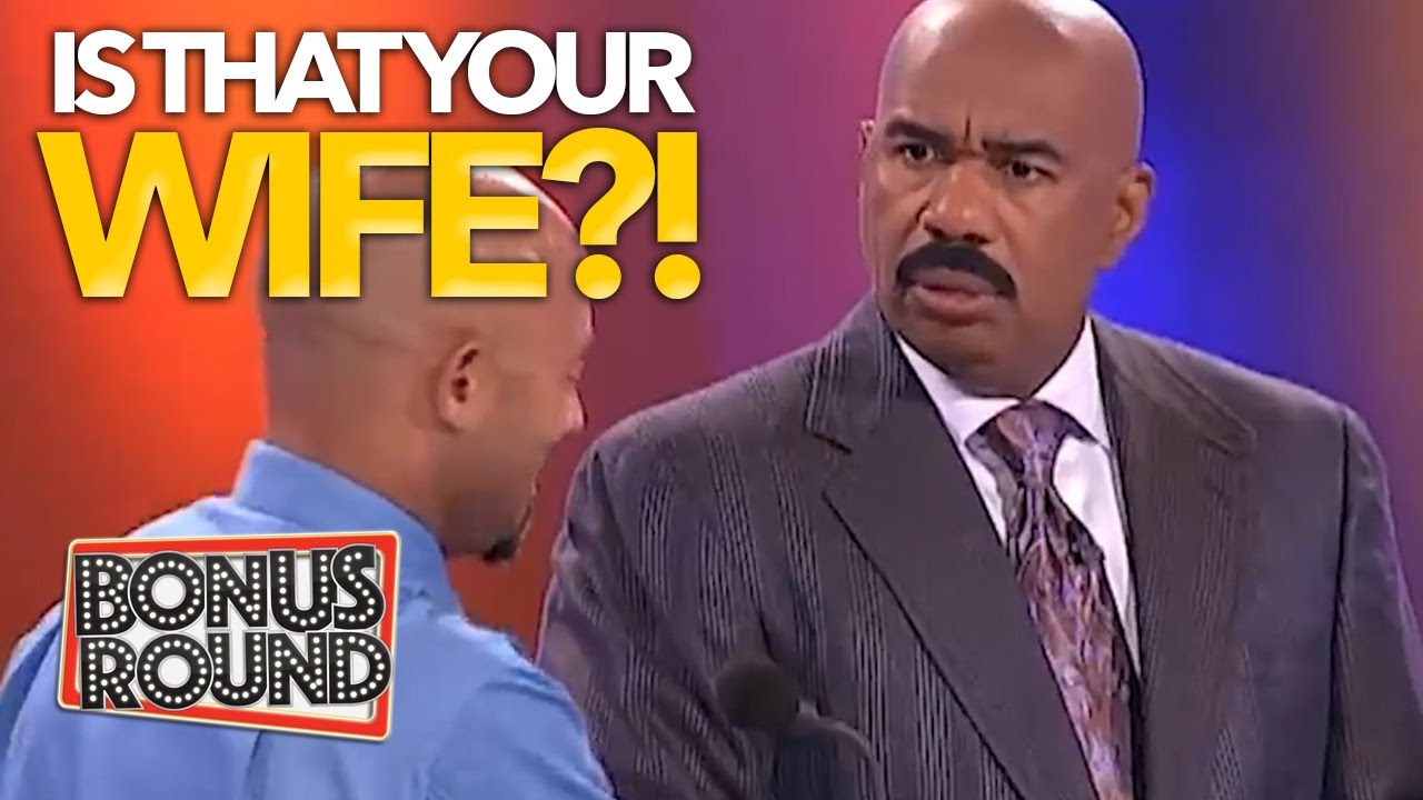 100 Married Men Now Divorced! Hilarious Family Feud Moments with Steve Harvey 😂