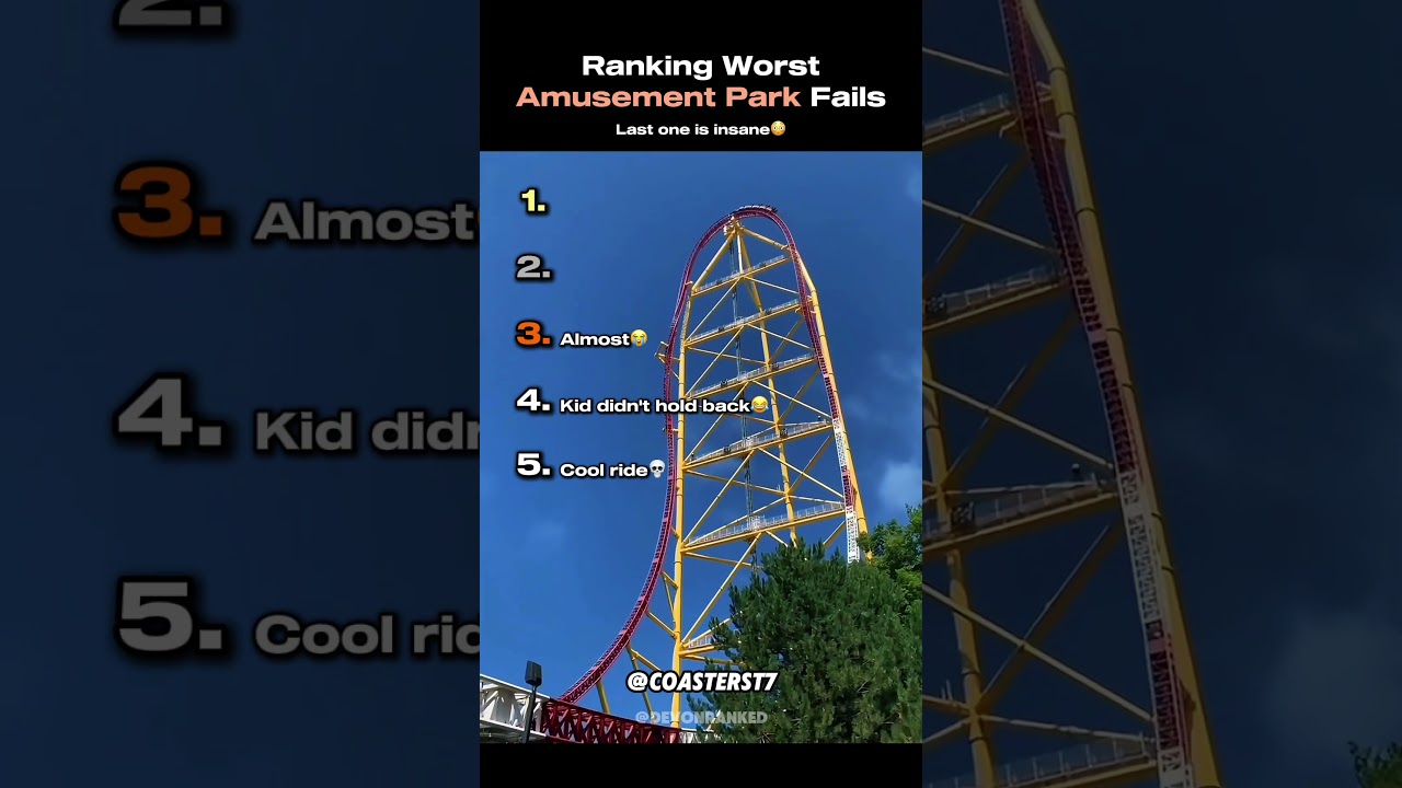 Top Amusement Park Failures Ranked