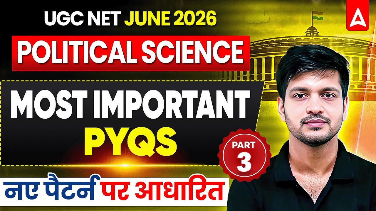 UGC NET Political Science PYQs by Puneet Sir 📚