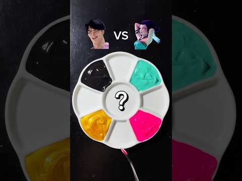 Kpop demon hunters color mixing （Part32) #kpopdemonhunters #colormixing #sajaboys #huntrix