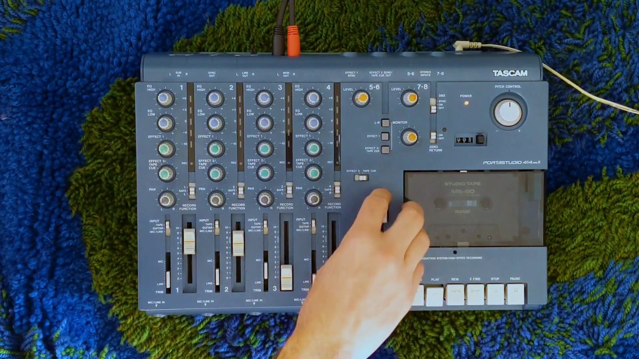 Tascam Portastudio 414 MKII Demo 🎚️