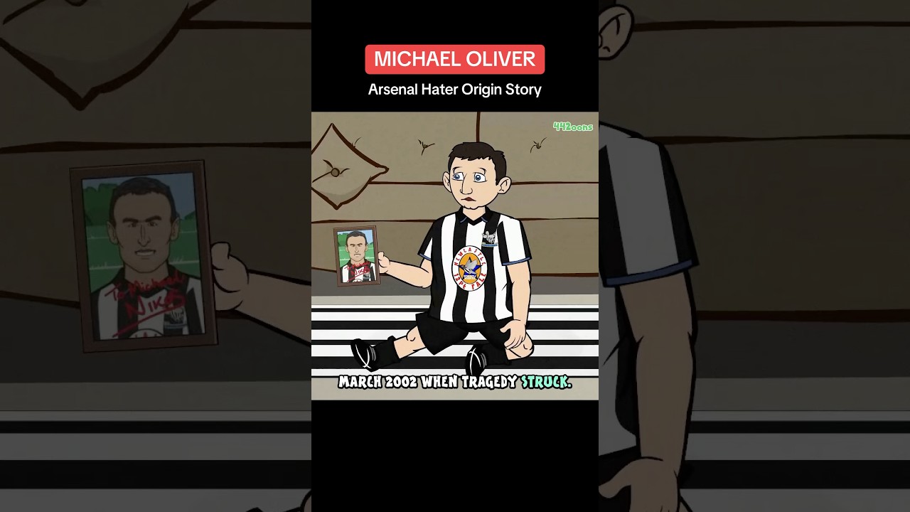 Michael Oliver - red card Arsenal hater origin story🤣 #arsenal #premierleague #football