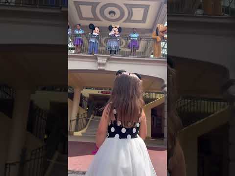 Minnie Mouse liked my dress 🥰 #disney#magickingdom