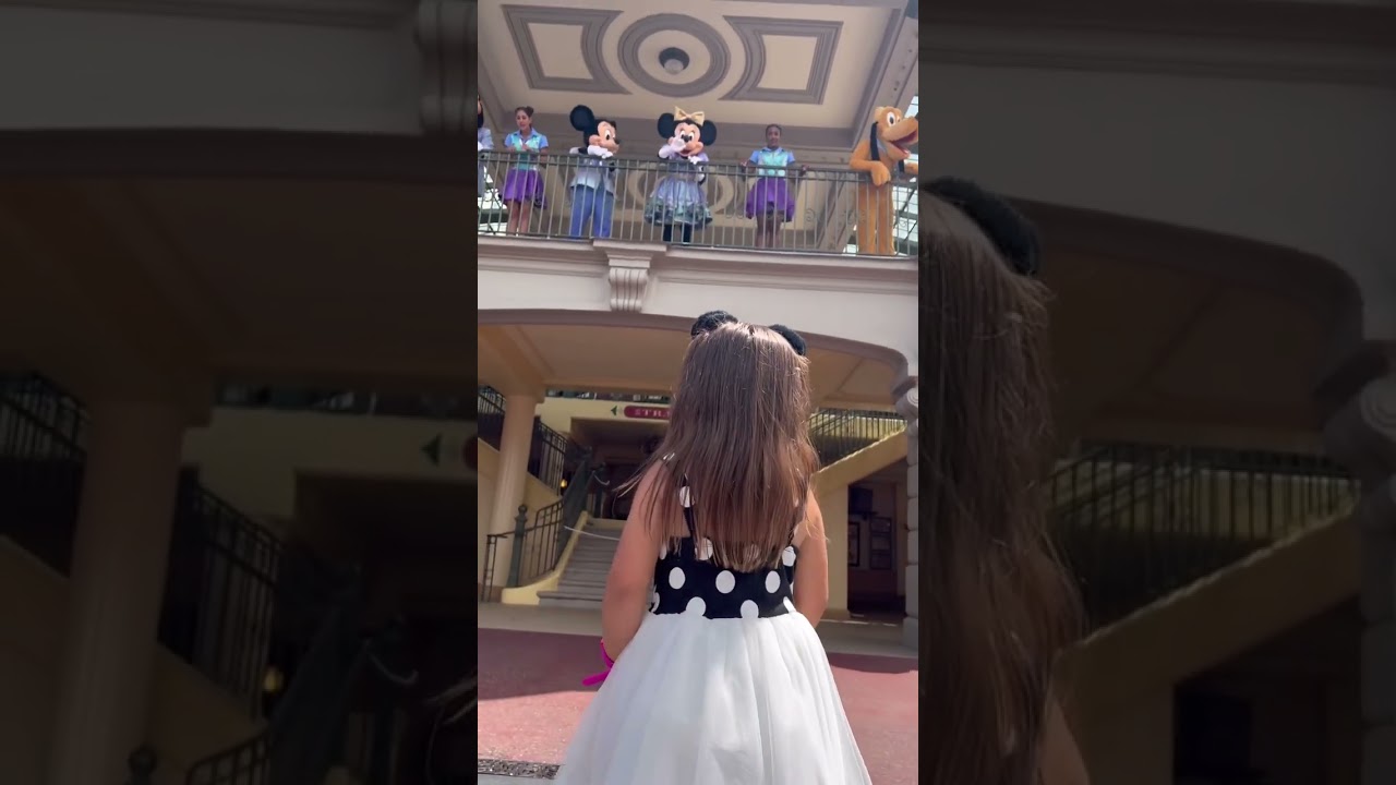 Minnie Mouse Admires My Dress at Disney! ✨