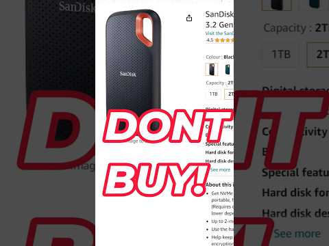 Avoid This Portable SanDisk Hard Drive