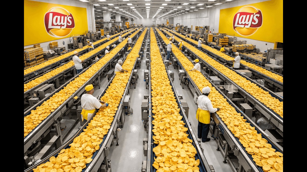 Inside the Largest Snack Factory: Lay’s Chips Process 🍟