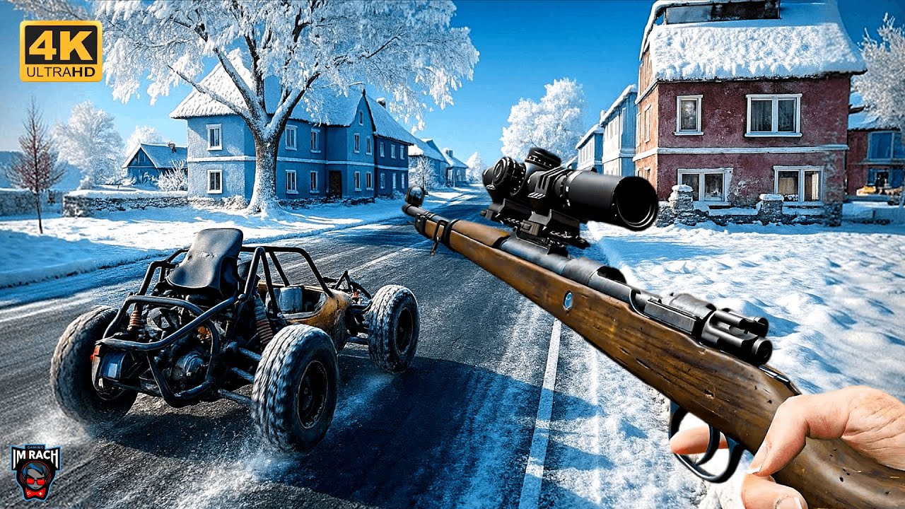 PUBG Erangel Subzero Map Gameplay ❄️