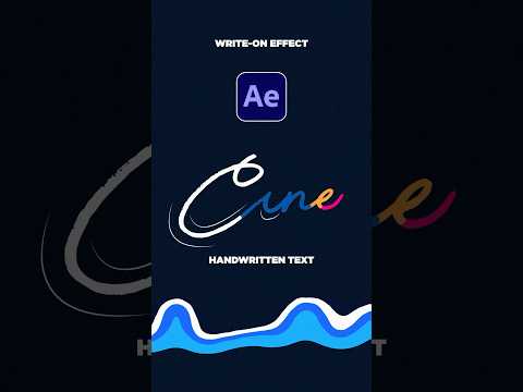 Make Animated Handwritten Text in After Effects