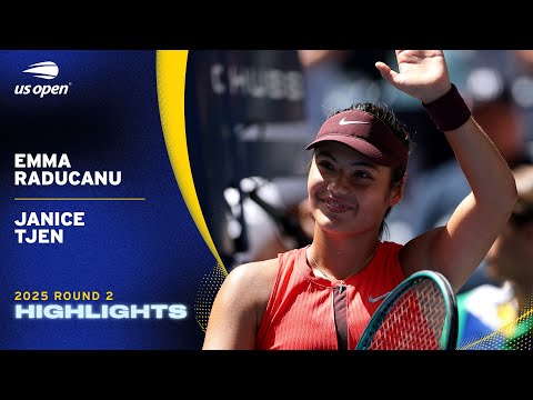 Emma Raducanu vs. Janice Tjen Highlights | 2025 US Open Round 2