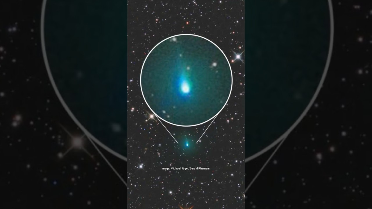 Зеленая комета 3I/ATLAS удивила учёных 🌌